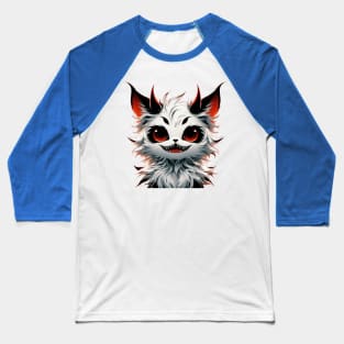 Vicious Anime Feline Baseball T-Shirt